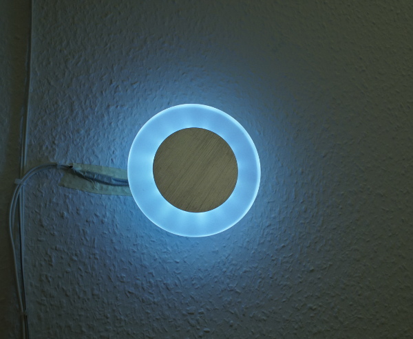 Die Lampe leuchtet